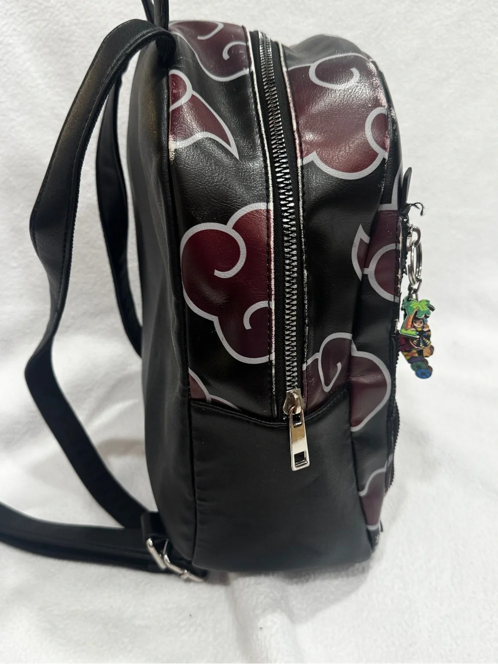 Itachi Akatsuki Graphic Black Mini Backpack